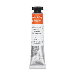 Sennelier Artists Egg Tempera - Vermilion, 21 ml tube