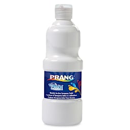 Prang Ready-To-Use Washable Tempera Paint - White, 16 oz bottle