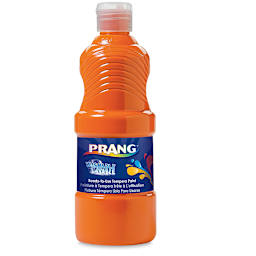 Prang Ready-To-Use Washable Tempera Paint- Orange, 16 oz bottle