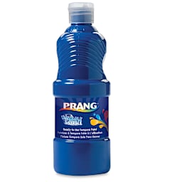 Prang Ready-To-Use Washable Tempera Paint - 16oz bottle of Blue paint shown