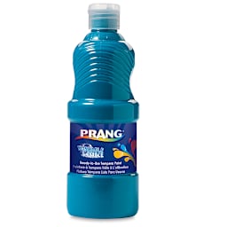 Prang Ready-To-Use Washable Tempera Paint - Turquoise, 16 oz bottle