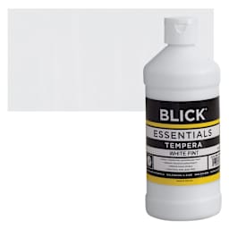 Blick Essentials Tempera - White, Pint and swatch