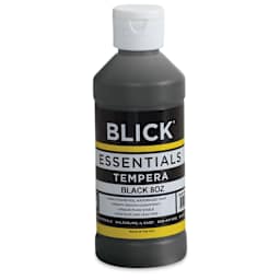 Blick Essentials Tempera - Black, 8 oz bottle