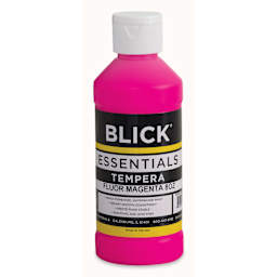 Blick Essentials Tempera - Fluorescent Magenta, 8 oz bottle
