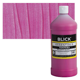 Blick Essentials Tempera - Magenta, Quart and swatch