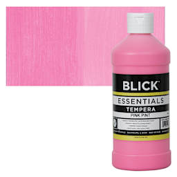 Blick Essentials Tempera - Pink, Pint and swatch