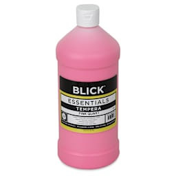 Blick Essentials Tempera - Pink, Quart (Front of bottle)