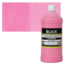 Blick Essentials Tempera - Pink, Quart and swatch