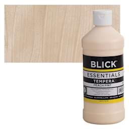 Blick Essentials Tempera - Peach, Pint and swatch