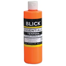 Blick Essentials Tempera - Fluorescent Orange, 8 oz bottle