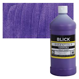 Blick Essentials Tempera - Violet, Quart and swatch