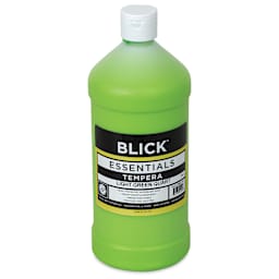 Blick Essentials Tempera - Light Green, Quart (Front of bottle)