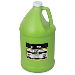 Blick Essentials Tempera - Light Green, Gallon (Front of bottle)