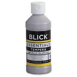 Blick Essentials Tempera - Silver (Metallic), 8 oz bottle