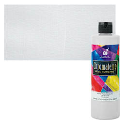 Chroma Chromatemp Artists' Tempera Paint - White, Pint and swatch