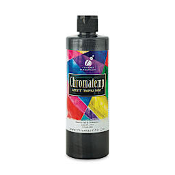 Chroma Chromatemp Artists' Tempera Paint - Pearlescent Black, Pint