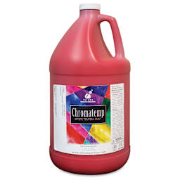 Chroma Chromatemp Artists' Tempera Paint - Red, 128 oz