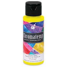 Chroma Chromatemp Artists' Tempera Paint - Yellow, 2 oz