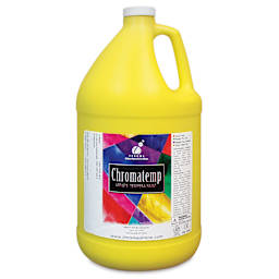 Chroma Chromatemp Artists' Tempera Paint - Yellow, 128 oz