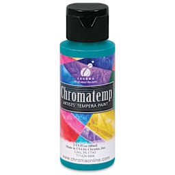 Chroma Chromatemp Artists' Tempera Paint - Turquoise, 2 oz