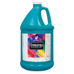 Chroma Chromatemp Artists' Tempera Paint - Turquoise, 128 oz