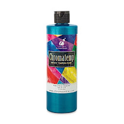 Chroma Chromatemp Artists' Tempera Paint - Pearlescent Turquoise, Pint