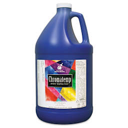 Chroma Chromatemp Artists' Tempera Paint - Ultramarine Blue, 128 oz