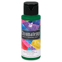 Chroma Chromatemp Artists' Tempera Paint - Green, 2 oz