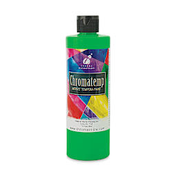 Chromatemp Artists' Tempera Paint - Fluorescent Green, Pint