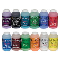 Richeson Powdered Tempera Paint - Set of 12 1 lb jars shown