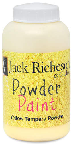 Richeson Powder Tempera Paint - Yellow, 1 lb Jar