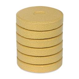 Richeson Tempera Cakes - Gold Metallic, Pkg of 6