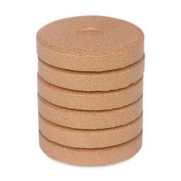 Richeson Tempera Cakes - Deep Gold Metallic, Pkg of 6