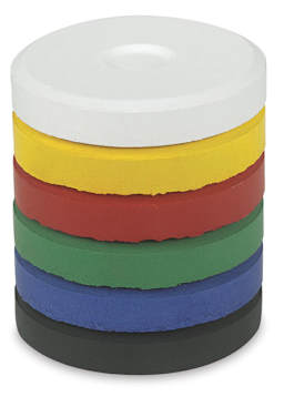 Richeson Tempera Cakes - Set of 6, Standard Colors, Mini