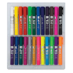 Kwik Stix Tempera Paint - Thin Stix, Set of 24 (Out of packaging)
