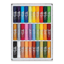Kwik Stix Tempera Paint - Set of 30, Assorted Colors (Out of packaging)