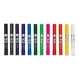 Kwik Stix Tempera Paint -Thin Stix, Classic Colors, Set of 12 (Out of packaging)