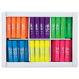Kwik Stix Tempera Paint - Neon Color Class Pack, Set of 72