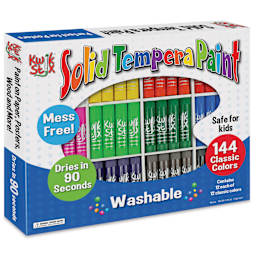 Kwik Stix Tempera Paint - Primary Colors, Set of 144