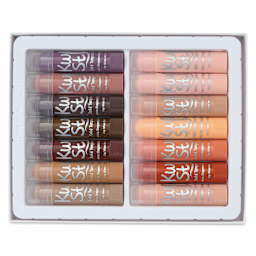 Kwik Stix Tempera Paint - Global Skin Tone Colors, Set of 14 (Open package)