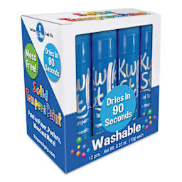 Kwik Stix Tempera Paint Sticks - Light Blue, Set of 12