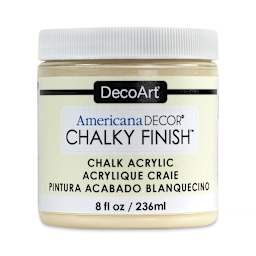 DecoArt Americana Decor Chalky Finish Paint - Whisper, 8 oz jar