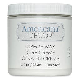 DecoArt Americana Decor Creme Wax - Clear , 8 oz jar