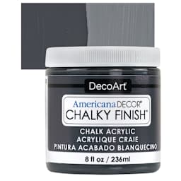 DecoArt Americana Decor Chalky Finish Paint - Relic, 8 oz jar and swatch
