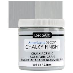 DecoArt Americana Decor Chalky Finish Paint - Yester Year, 8 oz jar and swatch