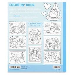 Ooly Color-In’ Coloring Book - Princesses & Fairies (back cover)