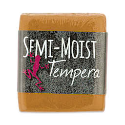 Richeson Semi-Moist Tempera Cake - Yellow Ochre