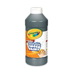 Crayola Washable Fingerpaint - Black, 16 oz Bottle