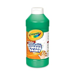 Crayola Washable Fingerpaint - Green, 16 oz Bottle