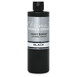 Chroma 2 Washable Tempera - 16 oz Bottle, Black